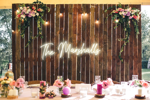 Personalised Wedding / Surname Neon Sign - Neon Daddy