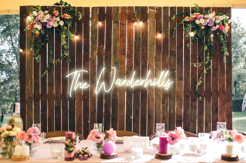 Personalised Wedding / Surname Neon Sign - Neon Daddy