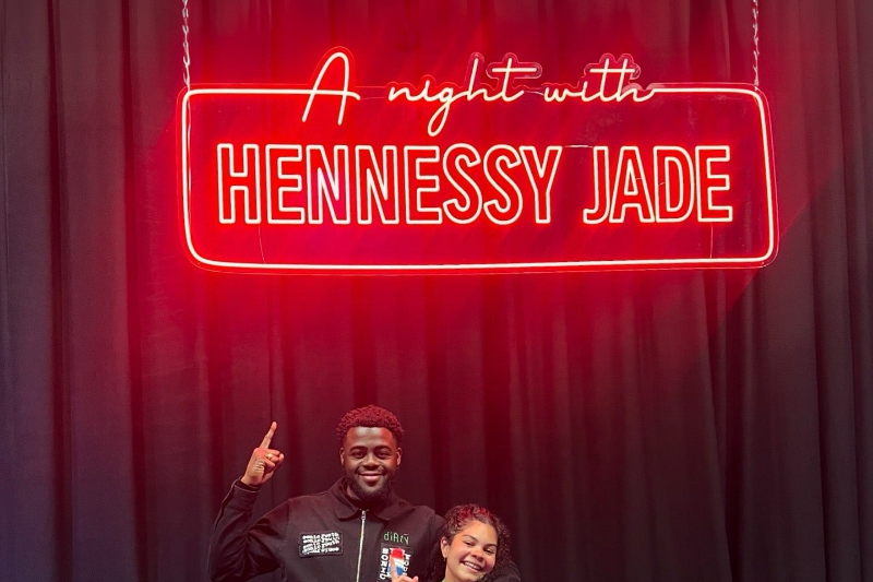 Shared by the fabulous @indiawilson (On Instagram), who let use this image from her stand up comedy event.