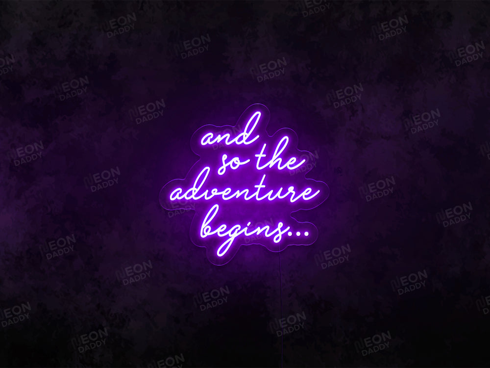 And so The Adventure Begins