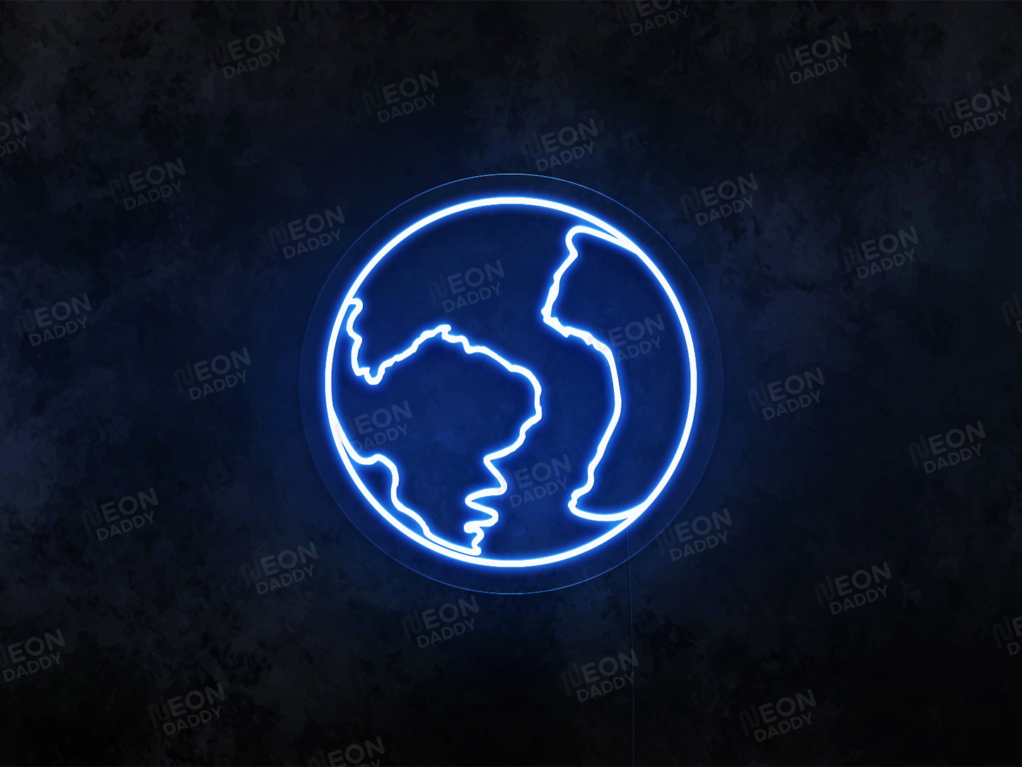 Earth LED Neon Sign - Neon Daddy