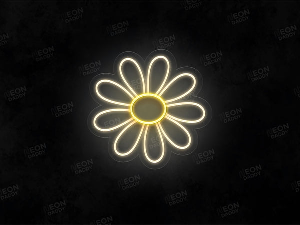 Neon Daisy Sign - Neon Daddy