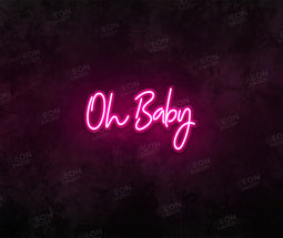 Oh Baby LED Neon Sign - Neon Daddy