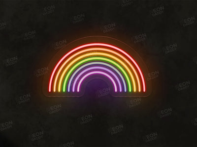 Simple Rainbow Neon Sign - Neon Daddy