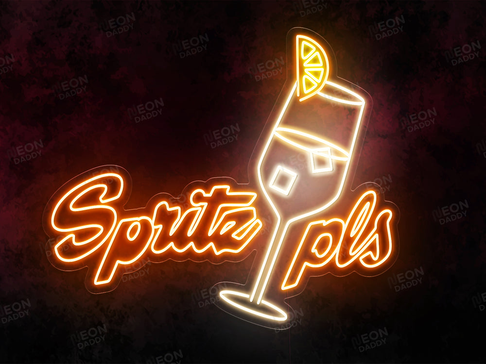 'Spritz Please' LED Neon Sign