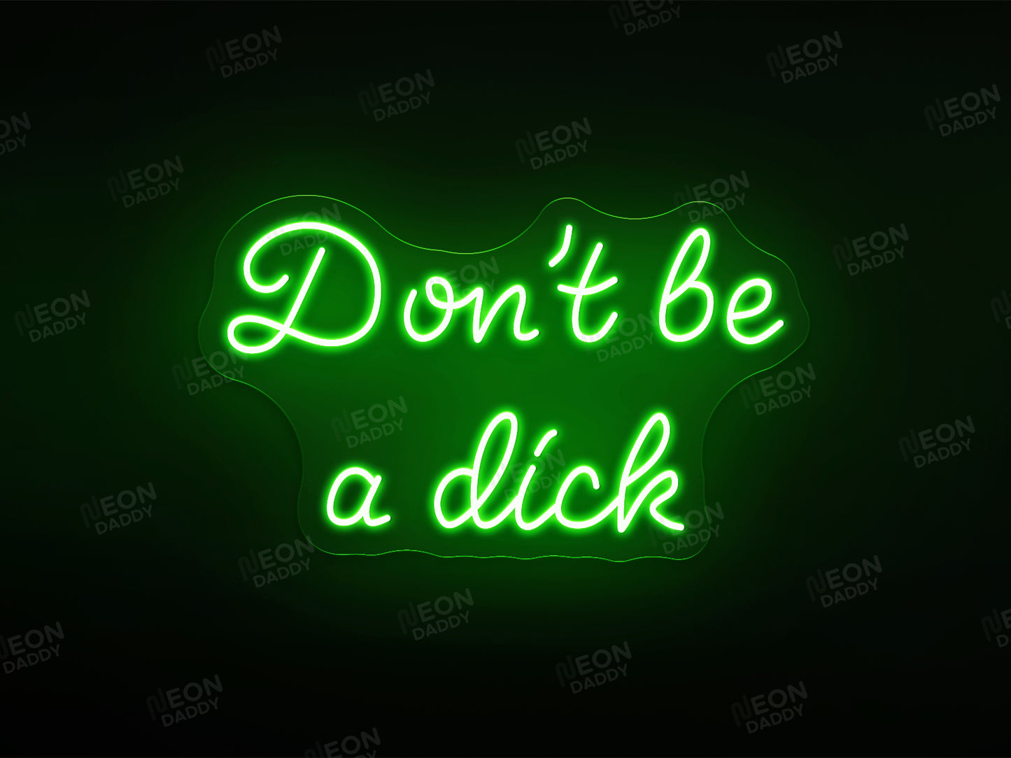 Don't be a dick