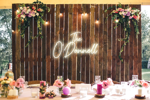 Personalised Wedding / Surname Neon Sign - Neon Daddy