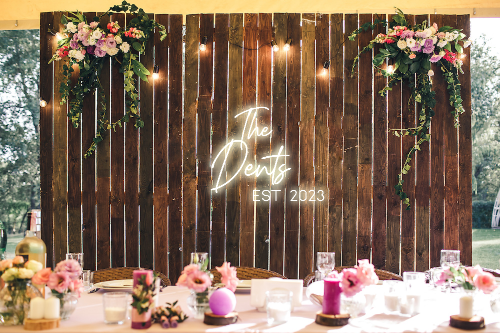 Personalised Wedding / Surname Neon Sign - Neon Daddy