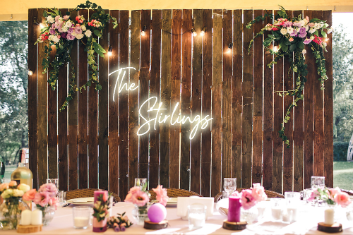 Personalised Wedding / Surname Neon Sign - Neon Daddy