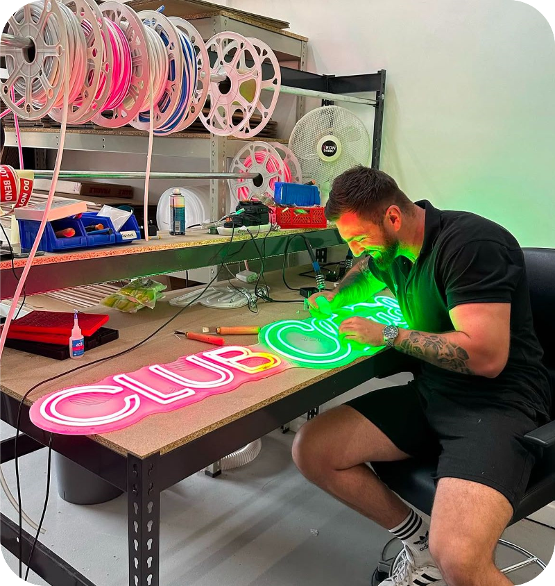 Led Sign Scene How LED Neon Signs Are Made: Behind the Scenes at Neon Daddy