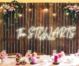 Personalised Wedding / Surname Neon Sign - Neon Daddy