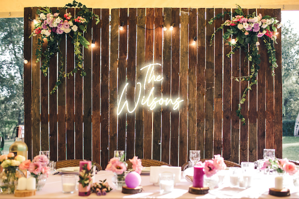 Personalised Wedding / Surname Neon Sign - Neon Daddy