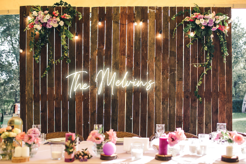 Personalised Wedding / Surname Neon Sign - Neon Daddy