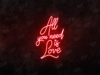 All You Need Is Love Neon Sign - Image 2