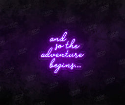 And so The Adventure Begins - Neon Daddy