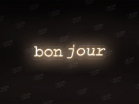 'Bon Jour' Neon Sign - Image 2