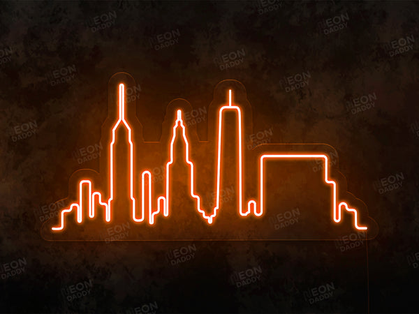 City Skyline LED Neon Sign - Neon Daddy