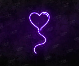 Heart Balloon LED Neon Sign - Neon Daddy
