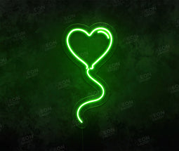 Heart Balloon LED Neon Sign - Neon Daddy