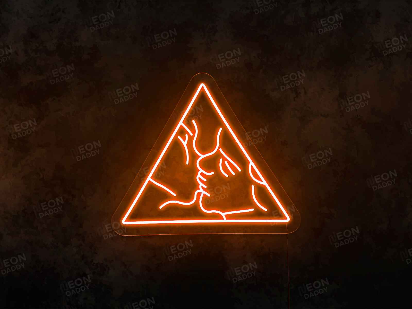 Love Triangle LED Neon Sign - Neon Daddy