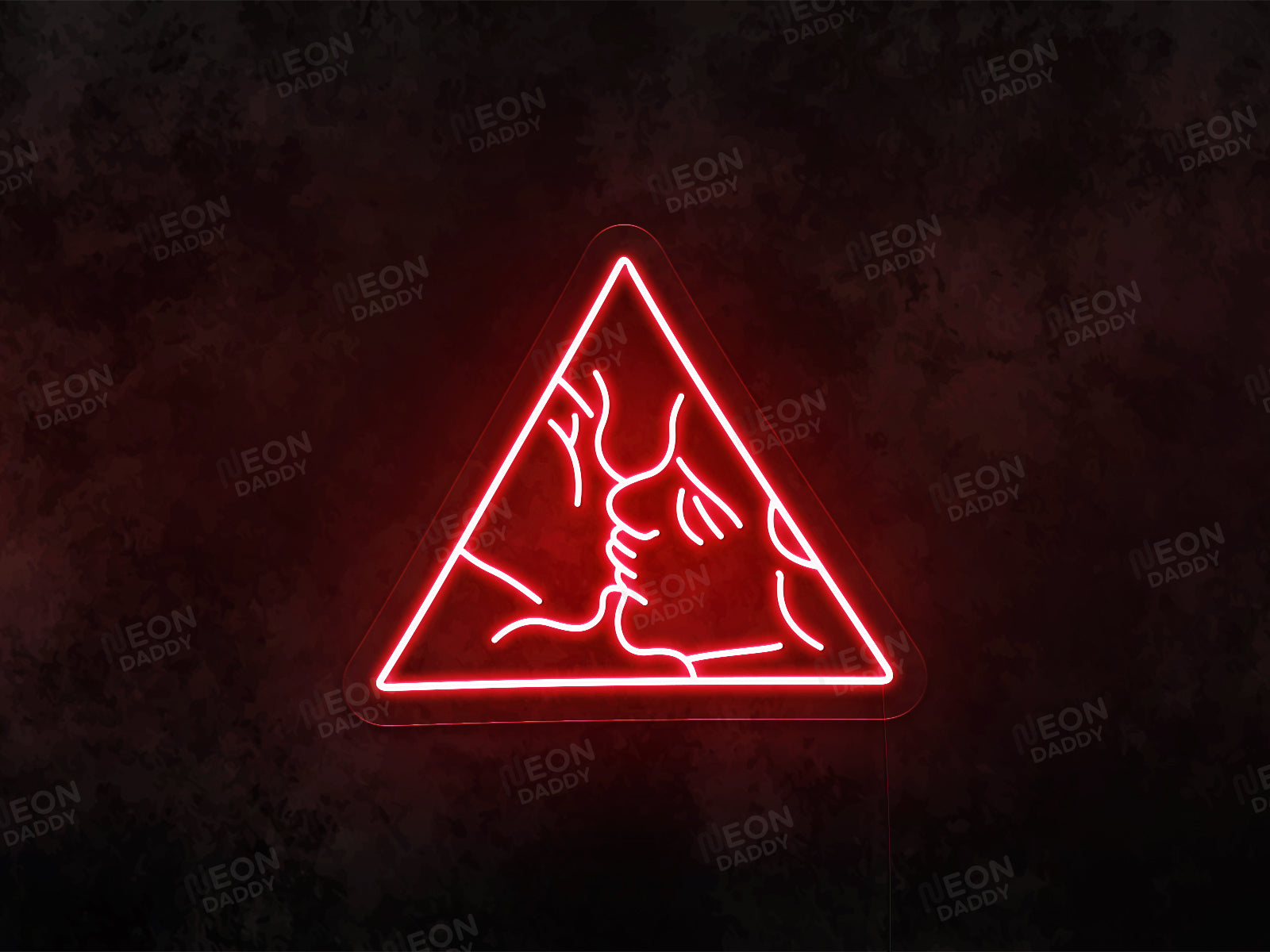 Love Triangle LED Neon Sign - Neon Daddy