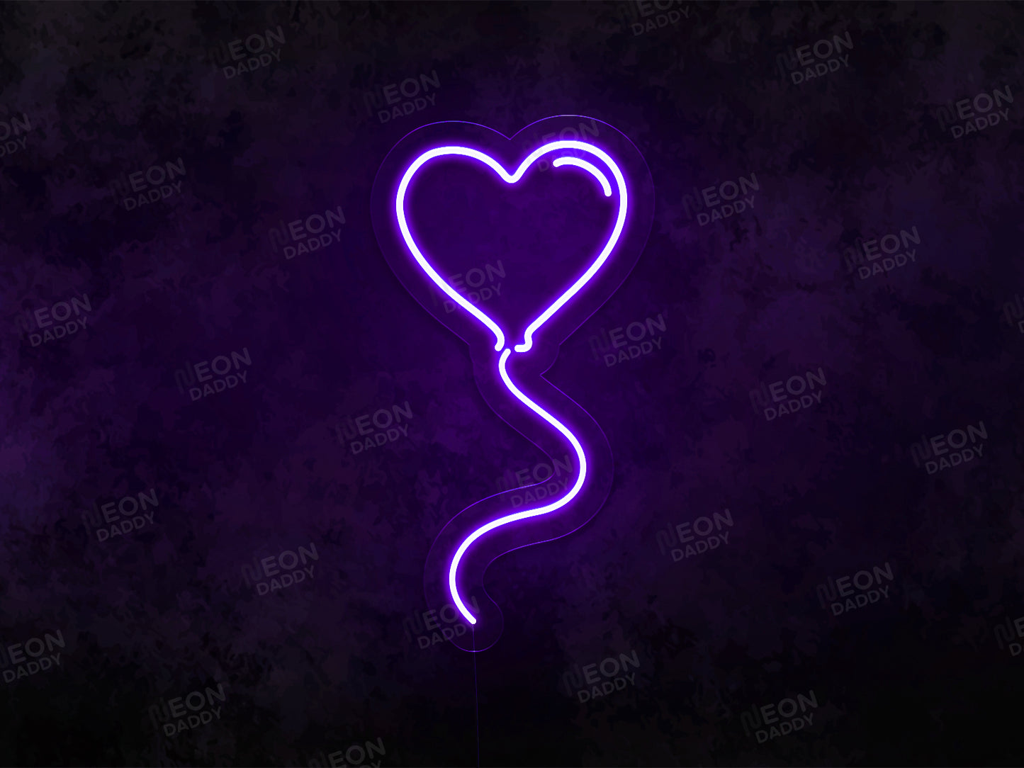 Heart Balloon LED Neon Sign