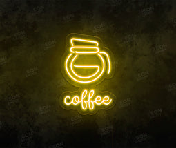 Coffee Pot LED Neon Sign