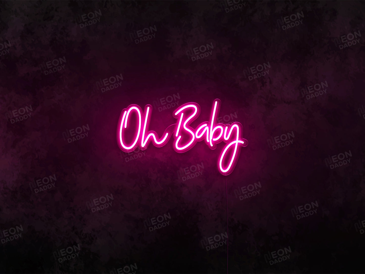 Oh Baby LED Neon Sign - Neon Daddy