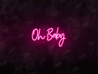 Oh Baby LED Neon Sign - Image 2