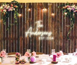 Personalised Wedding / Surname Neon Sign - Neon Daddy