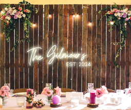 Personalised Wedding / Surname Neon Sign - Neon Daddy 