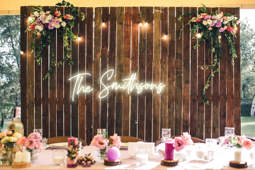 Personalised Wedding / Surname Neon Sign - Neon Daddy 