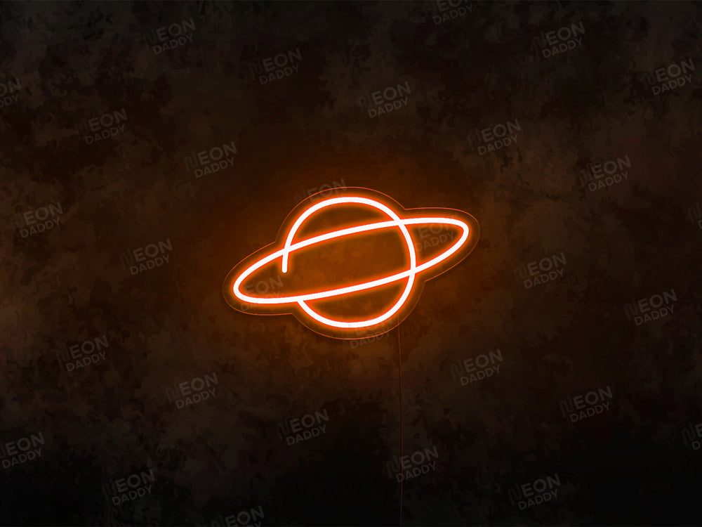 Planet Neptune LED Neon Sign