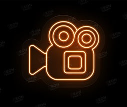 'Retro Cinema Camera' Neon Sign - Neon Daddy