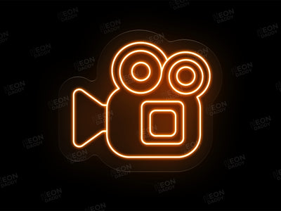 'Retro Cinema Camera' Neon Sign - Neon Daddy