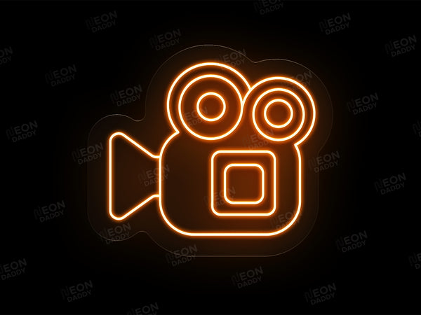 'Retro Cinema Camera' Neon Sign - Neon Daddy