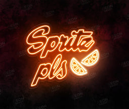 'Spritz Please' Orange Slice LED Neon Sign - Neon Daddy