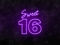 Sweet 16 LED Neon Sign - Image 2