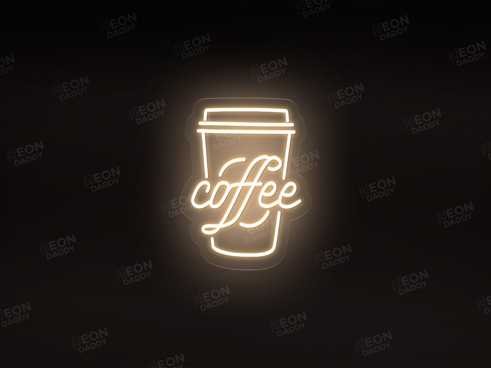 Take Away Coffee Cup Neon sign - Neon Daddy