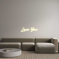 Custom Neon: Love You - Image 1