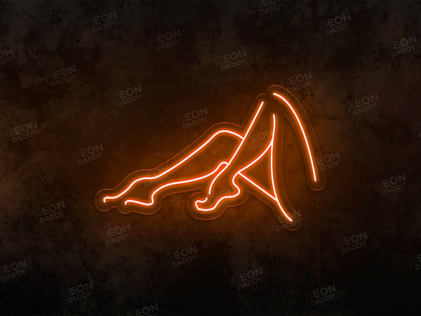Womans Legs LED Neon Sign - Neon Daddy