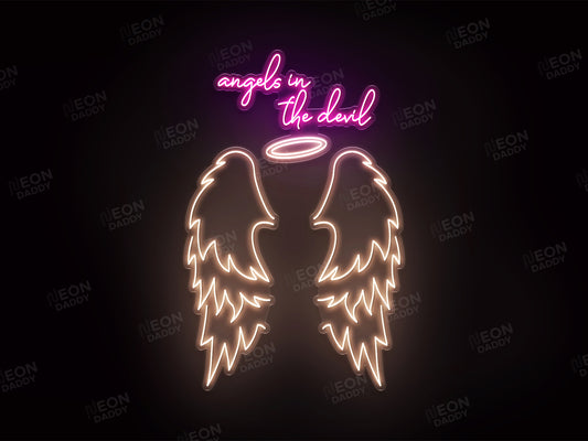 Angel Wings LED Neon Sign v2