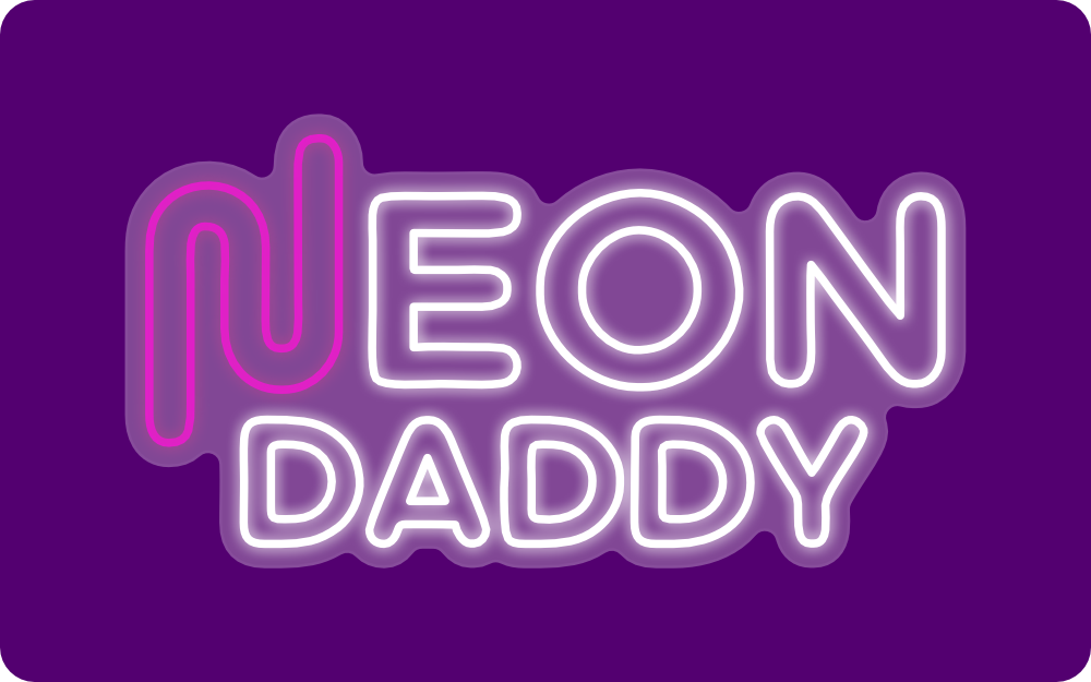 Acrylic Backing Options - Neon Daddy