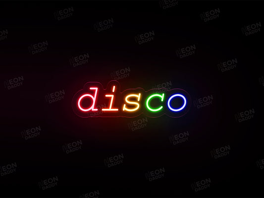 'Disco' Neon Sign
