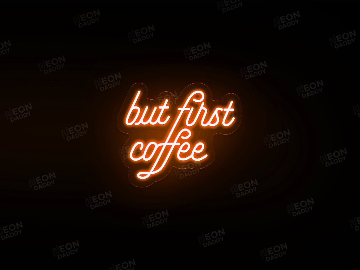 'But First Coffee' Neon Sign
