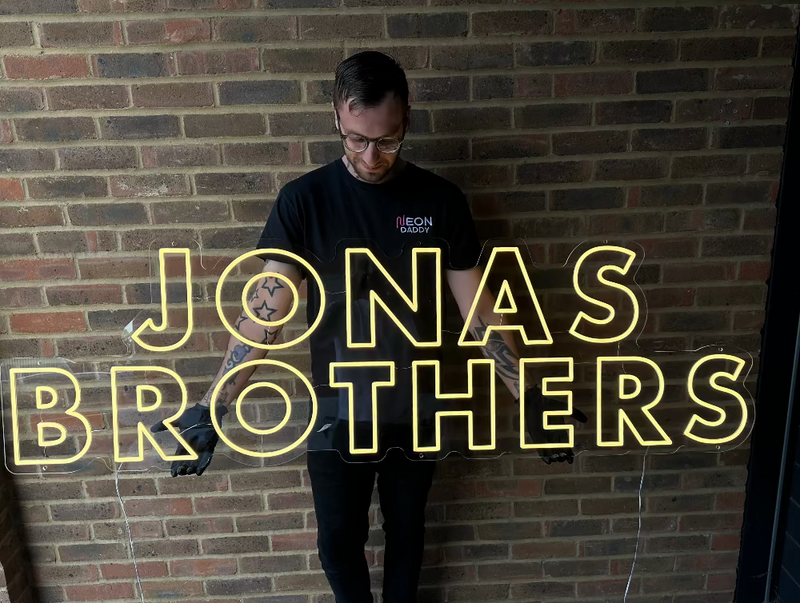 Jonas Brothers LED Neon Sign
