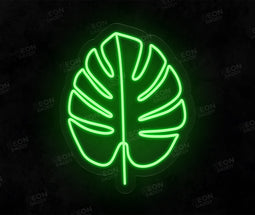 Tropical Leaf Neon Sign - Neon Daddy