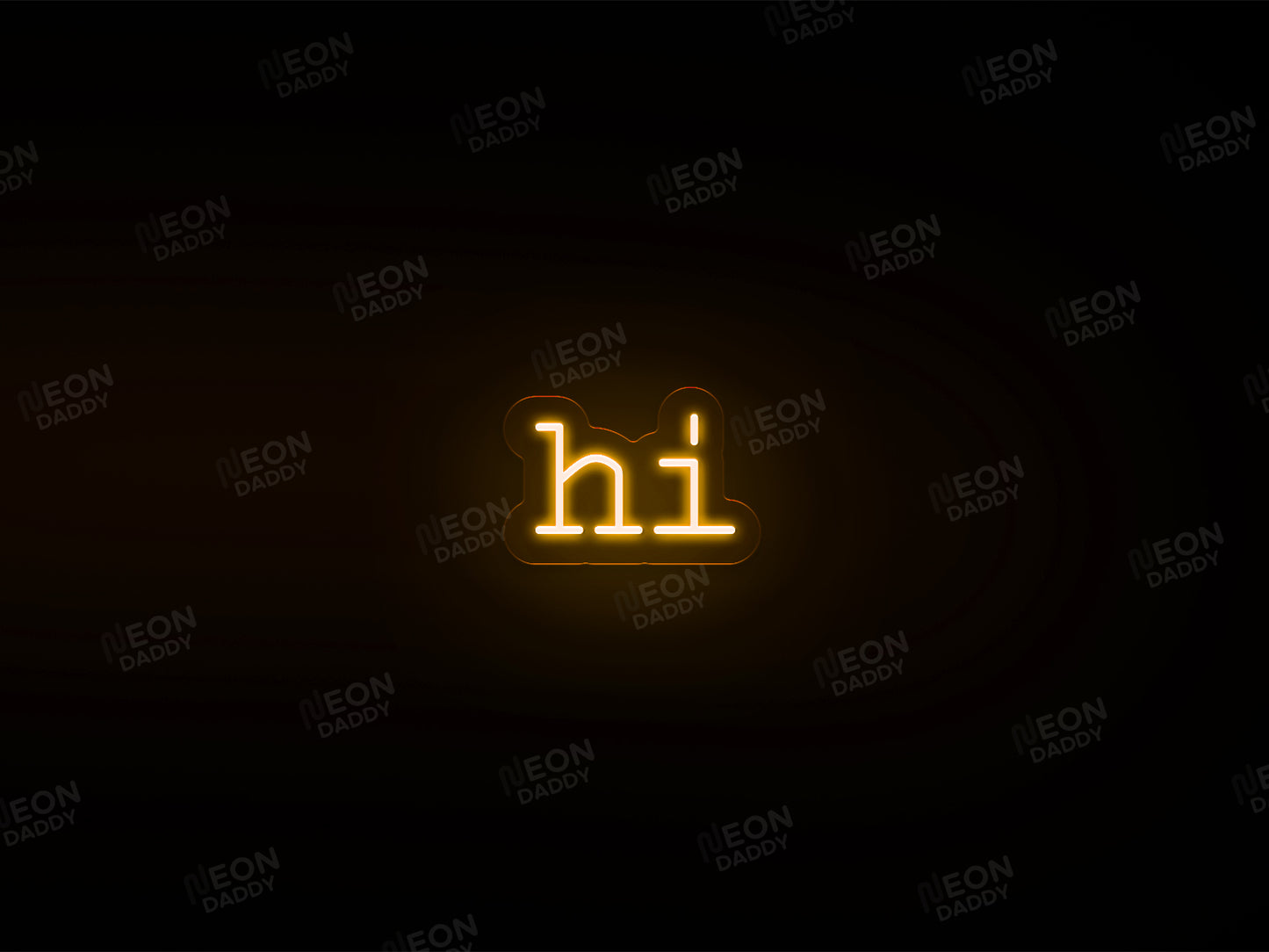 'Hi' Neon Sign