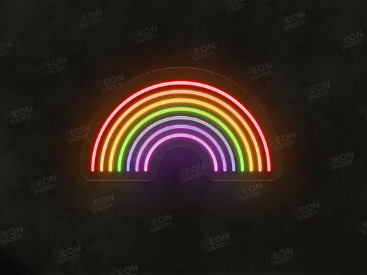 Simple Rainbow Neon Sign