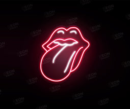 'Sticking Out Tongue' Neon Sign